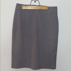 Ann Taylor light grey pencil skirt